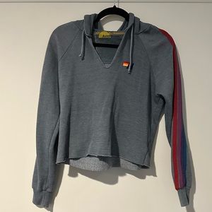 Aviator Nation cropped hoodie. XS